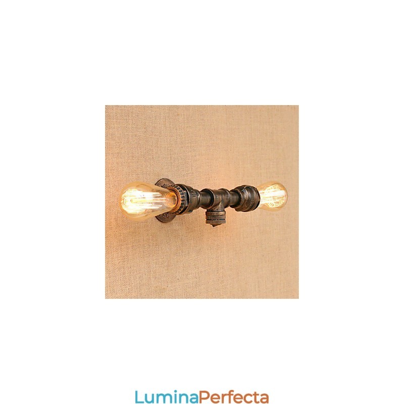 Caracteristică de pictură rustic Lodge pentru aplice de perete cu lumină ambientală