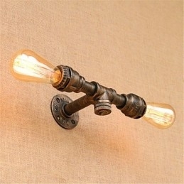 Caracteristică de pictură rustic Lodge pentru aplice de perete cu lumină ambientală