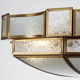 Familie de plafoniere din cupru cu design decorativ modern și contemporan