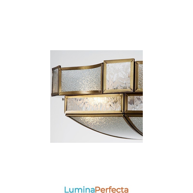 Familie de plafoniere din cupru cu design decorativ modern și contemporan
