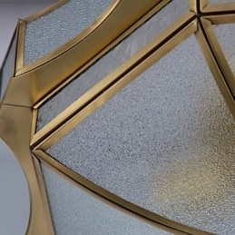 Familie de plafoniere din cupru cu design decorativ modern și contemporan