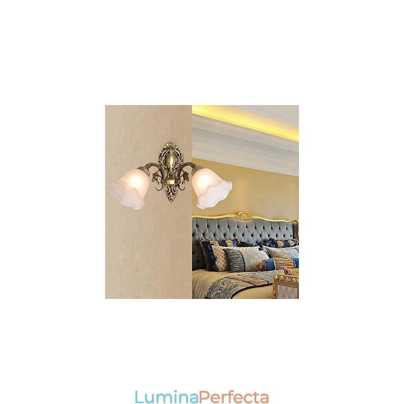 Caracteristică de pictură în țară pentru Applique de perete cu lumina superioară în stil Mini