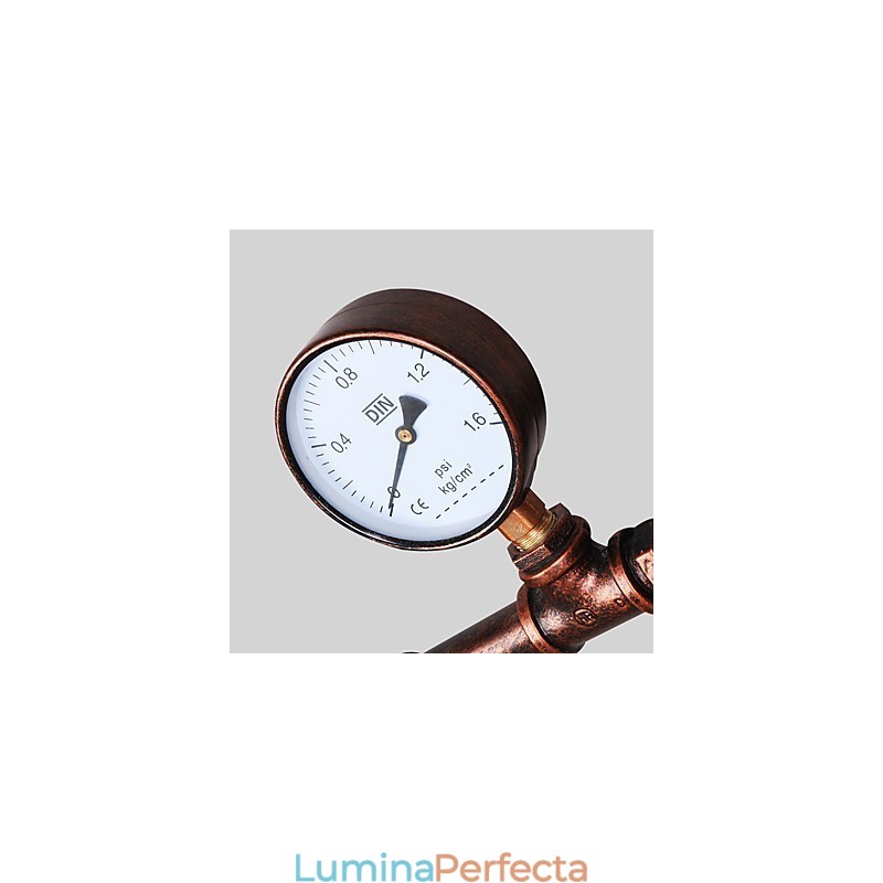 Aplice de perete cu țeavă industrială de epocă Forma cârmă din lemn Lumini rotative creative Restaurant Cafe Bar Iluminat decorativ