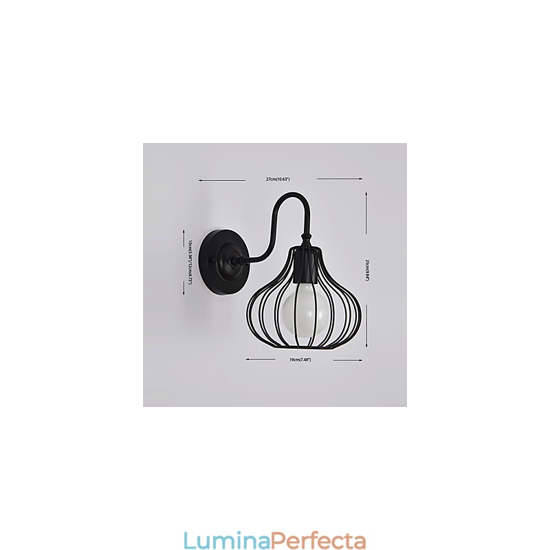 Caracteristică de pictură MaxTraditional Classic Rustic Lodge pentru Applique de perete cu lumină ambientală în stil mini
