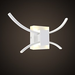 Funcție anodizată modernă și contemporană integrată pentru protecția ochilor Aplice de perete cu lumină înaltă