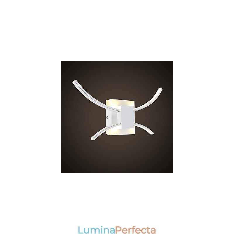 Funcție anodizată modernă și contemporană integrată pentru protecția ochilor Aplice de perete cu lumină înaltă