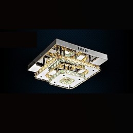 Plafoniere din cristal cu montare încasată, transparent sau chihlimbar K9 pentru interior CE