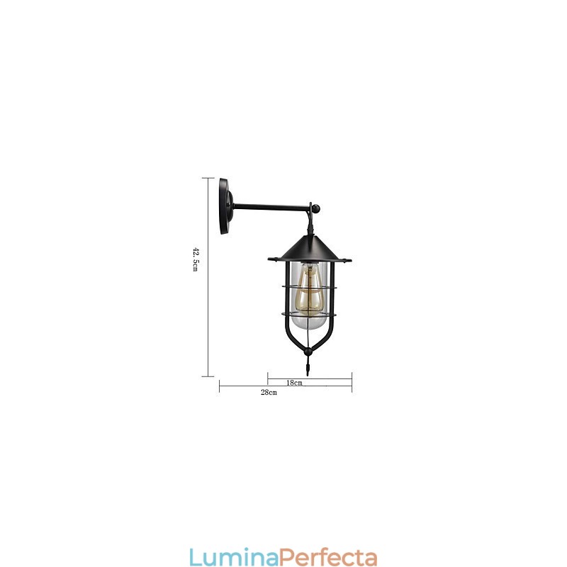 Lampă de perete în stil european balcon culoar lampă de exterior retro industrial wind bar curte scări perete dormitor