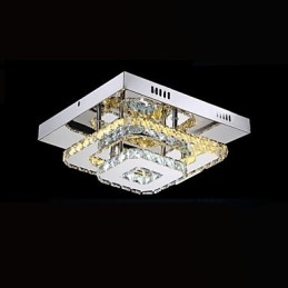 Plafoniere din cristal cu montare încasată, transparent sau chihlimbar K9 pentru interior CE