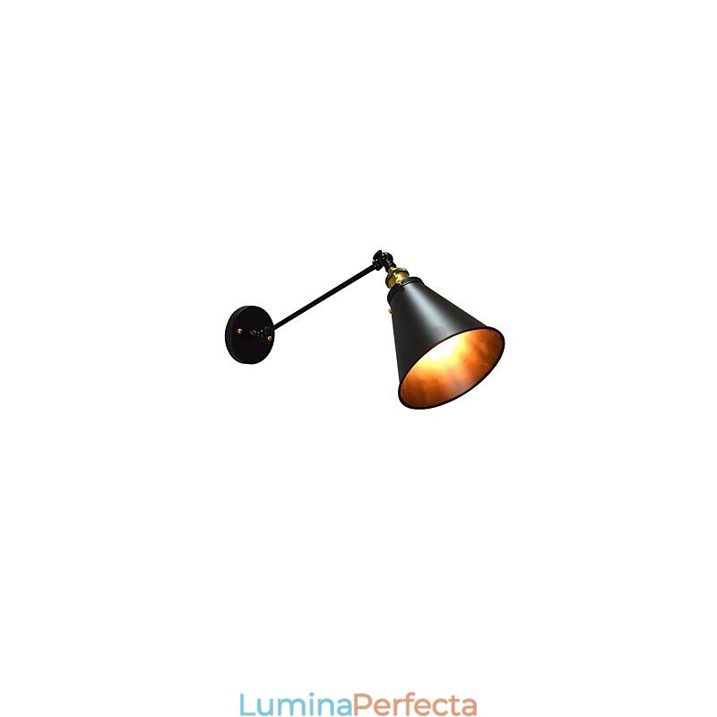Buzz Paint Lampă de perete din fier cu un singur perete Dumb Black Lightsaber Lamp On Wall