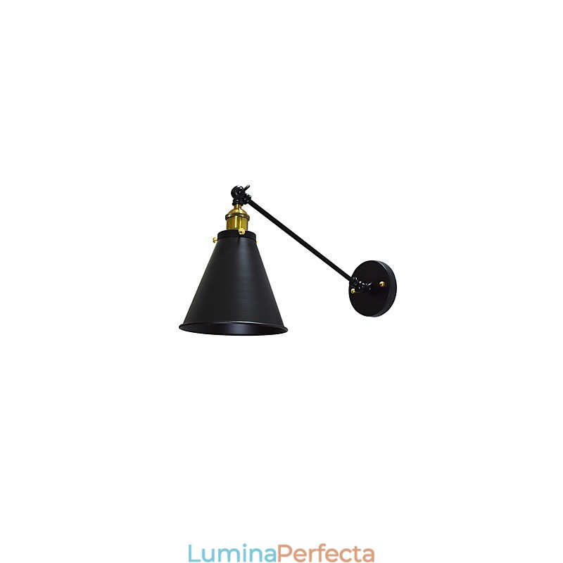 Buzz Paint Lampă de perete din fier cu un singur perete Dumb Black Lightsaber Lamp On Wall