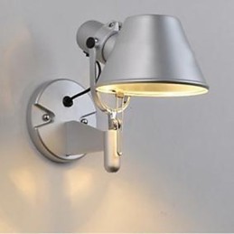 Funcție argintie modernă și contemporană pentru protecția ochilor Lumină ambientală Aplice de perete Aplice
