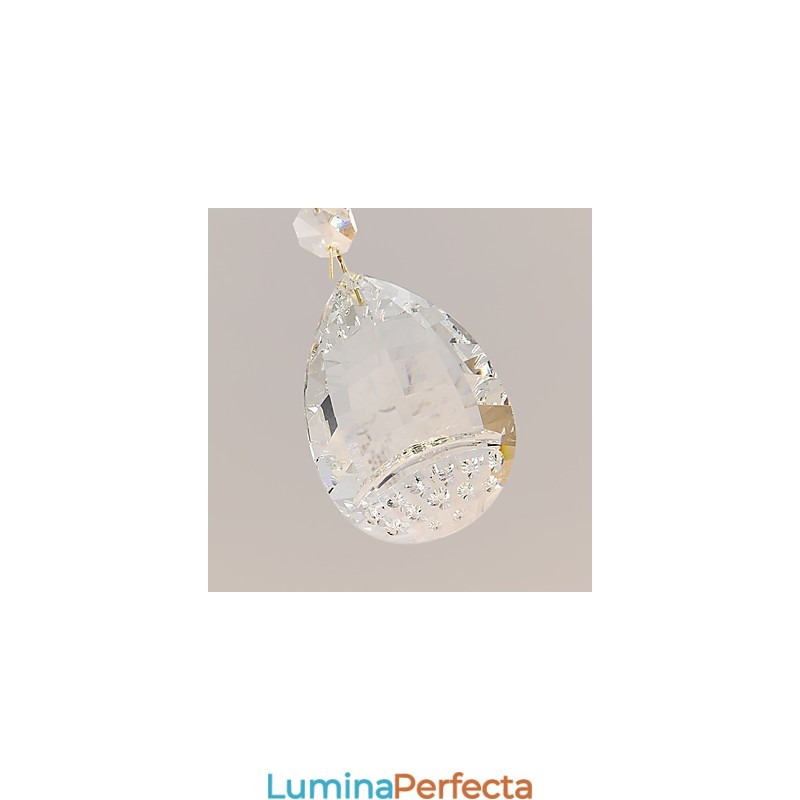 Caracteristică modernă și contemporană galvanizată pentru lumina ambientală de cristal Aplice de perete