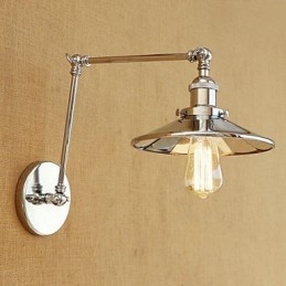 Rustic Lodge Country Retro Electroplated Caracteristică pentru lumină ambientală cu braț basculant în stil mini
