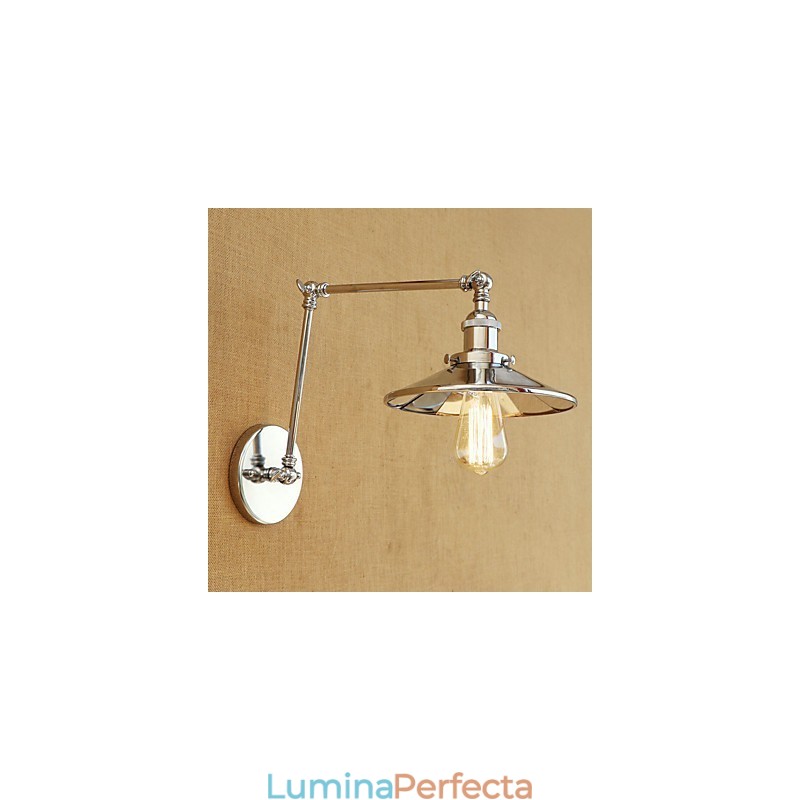 Rustic Lodge Country Retro Electroplated Caracteristică pentru lumină ambientală cu braț basculant în stil mini