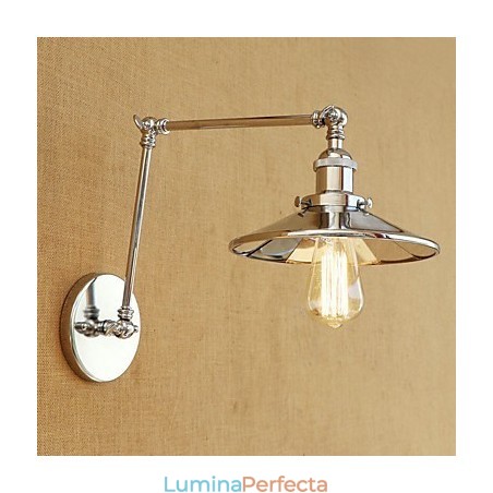 Rustic Lodge Country Retro Electroplated Caracteristică pentru lumină ambientală cu braț basculant în stil mini Rustic Lodge Country Retro Electroplated Caracteristică pentru lumină ambientală cu braț basculant în stil mini