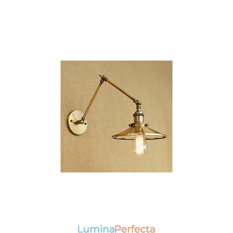 Rustic Lodge Country Retro Electroplated Caracteristică pentru lumină ambientală cu braț basculant în stil mini