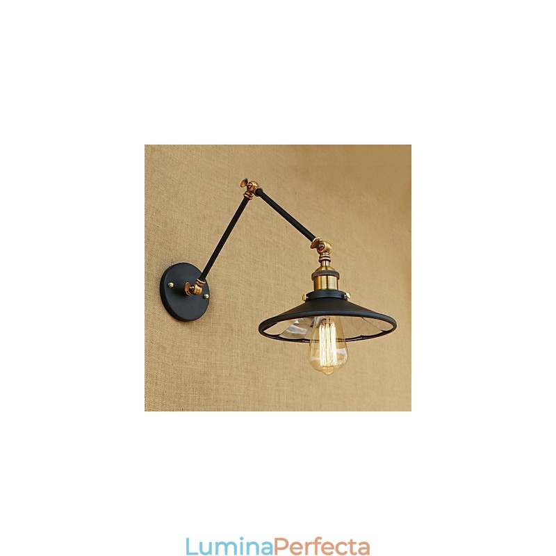 Rustic Lodge Country Retro Electroplated Caracteristică pentru lumină ambientală cu braț basculant în stil mini
