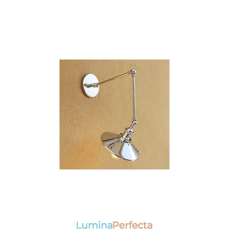 Rustic Lodge Country Retro Electroplated Caracteristică pentru lumină ambientală cu braț basculant în stil mini
