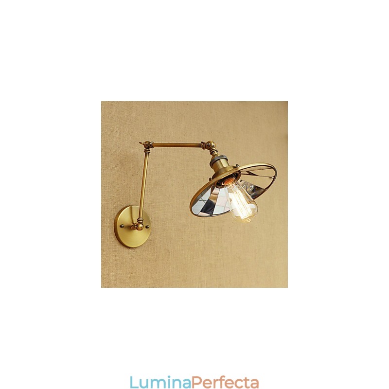 Rustic Lodge Country Retro Electroplated Caracteristică pentru lumină ambientală cu braț basculant în stil mini