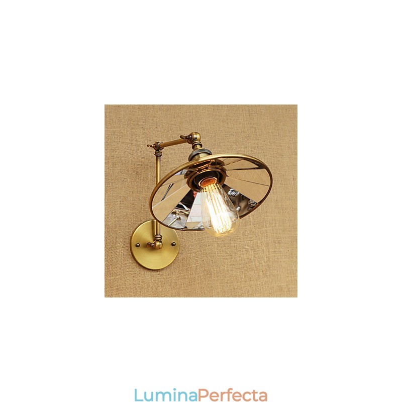 Rustic Lodge Country Retro Electroplated Caracteristică pentru lumină ambientală cu braț basculant în stil mini