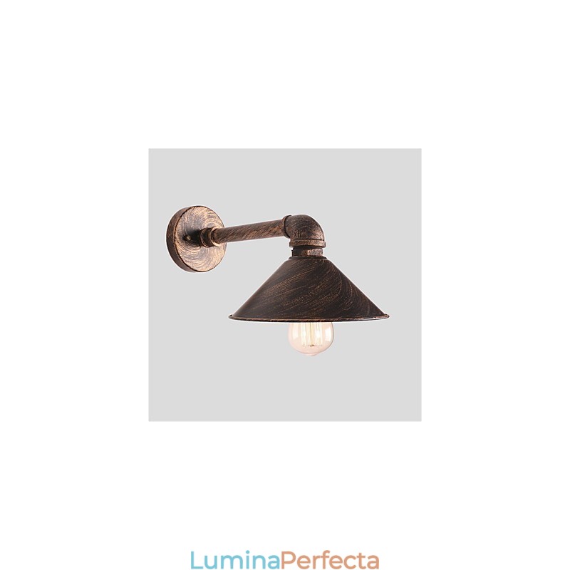 Aplice de perete cu țeavă de apă în stil industrial retro, creativ, țară, metal, restaurant, cafenele, baruri, aplice de perete pentru masă