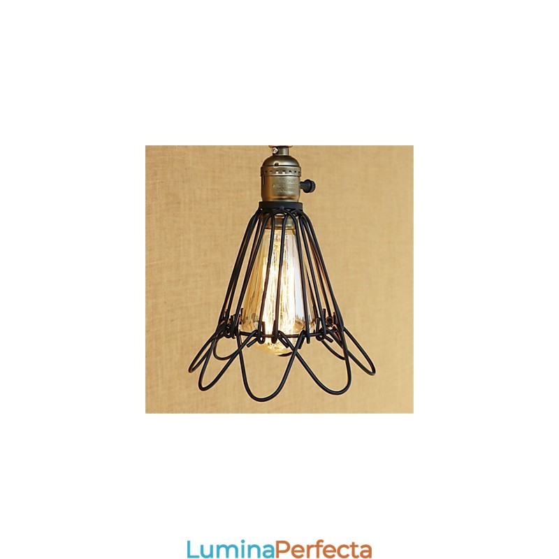 Caracteristică de pictură retro rustic Lodge Country pentru leagăn de lumină ambientală cu braț oscilant în stil mini