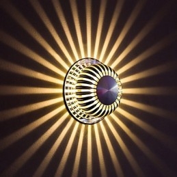 Lampă de perete modernă din aluminiu cu montare încadrată Decorează lumini de perete