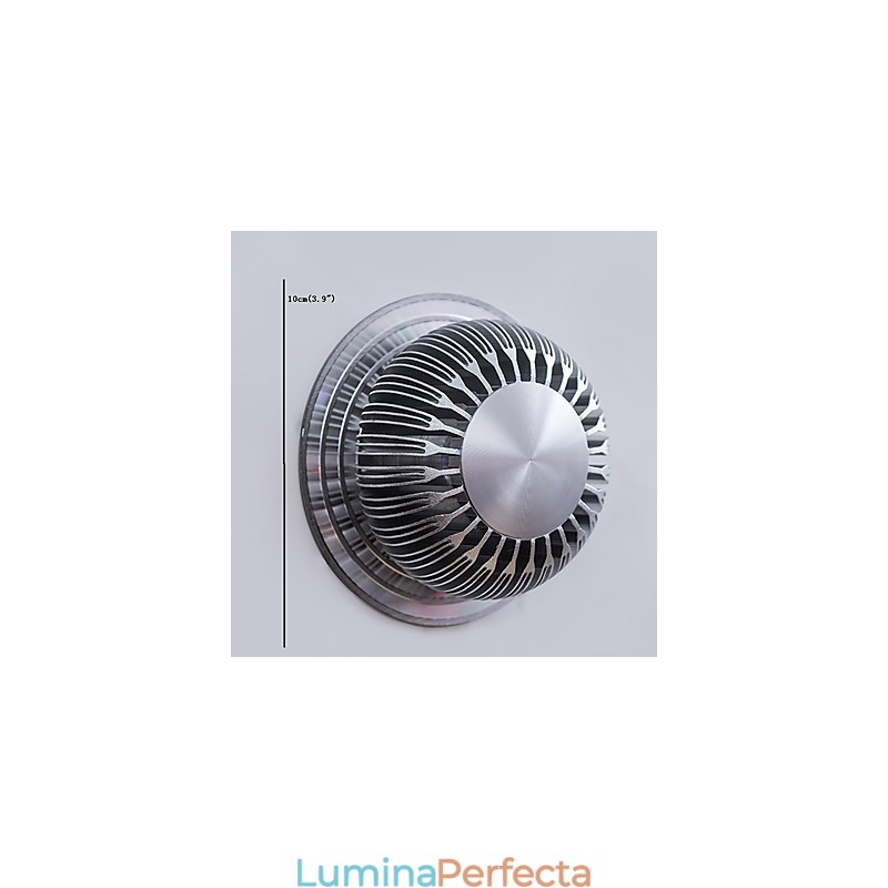 Lampă de perete modernă din aluminiu cu montare încadrată Decorează lumini de perete