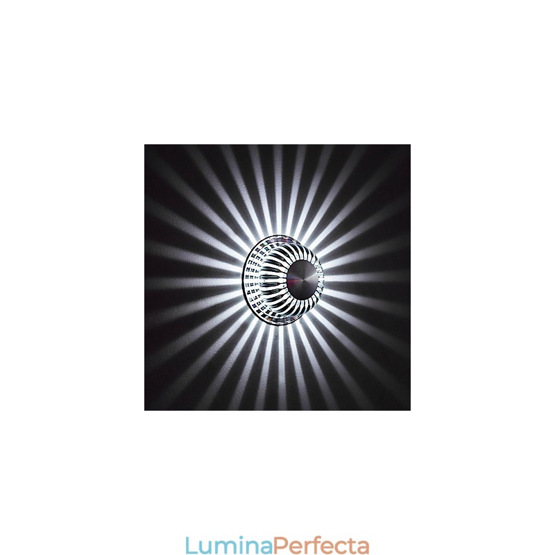 Lampă de perete modernă din aluminiu cu montare încadrată Decorează lumini de perete