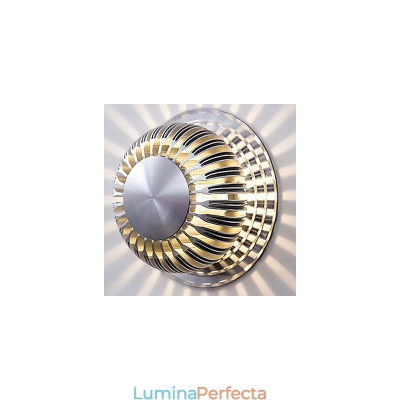 Lampă de perete modernă din aluminiu cu montare încadrată Decorează lumini de perete