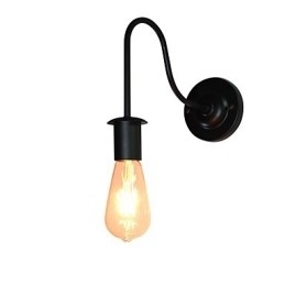 Aplice Perete Fier Perete Lampă Dumb Neagră Lightsaber Pe Perete