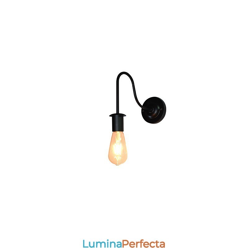 Aplice Perete Fier Perete Lampă Dumb Neagră Lightsaber Pe Perete