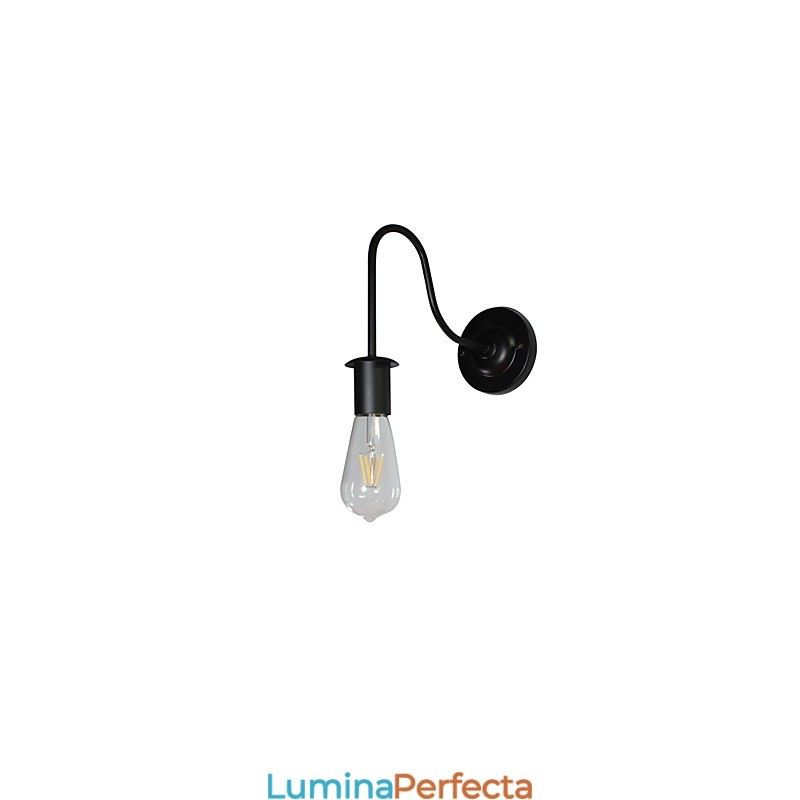 Aplice Perete Fier Perete Lampă Dumb Neagră Lightsaber Pe Perete