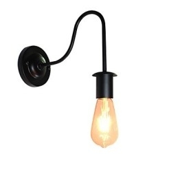 Aplice Perete Fier Perete Lampă Dumb Neagră Lightsaber Pe Perete