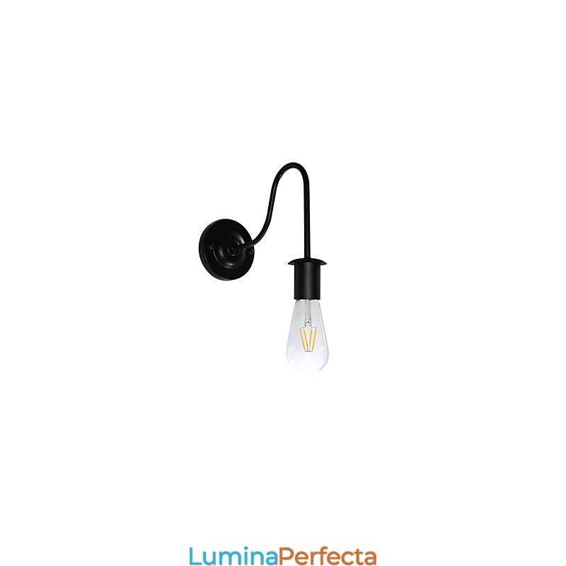 Aplice Perete Fier Perete Lampă Dumb Neagră Lightsaber Pe Perete