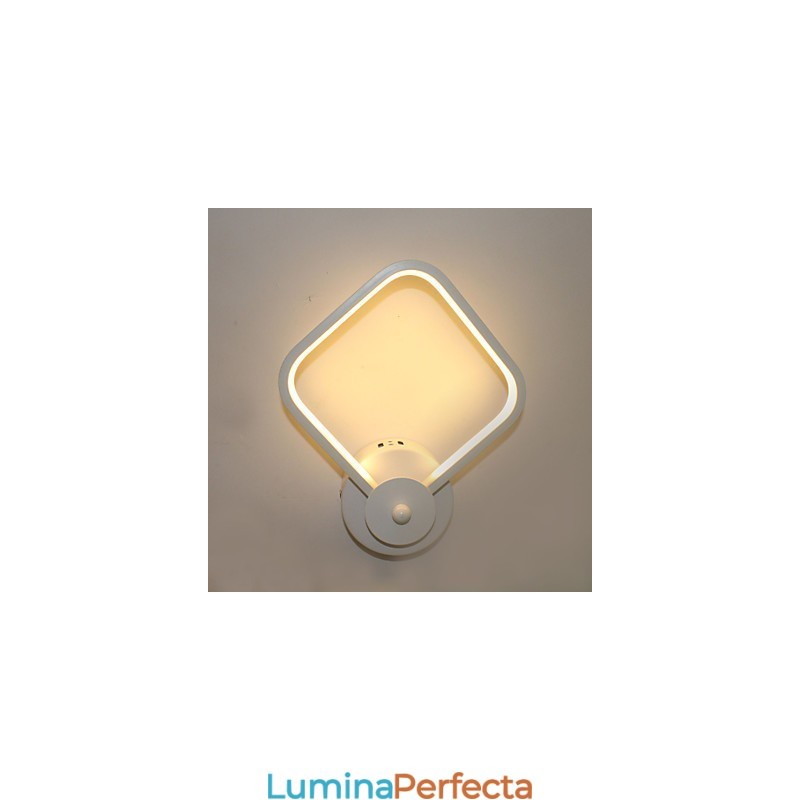 Lampă de perete pentru dormitor, modernă, simplă, de noptieră, personalitate creativă, lampă din aluminiu