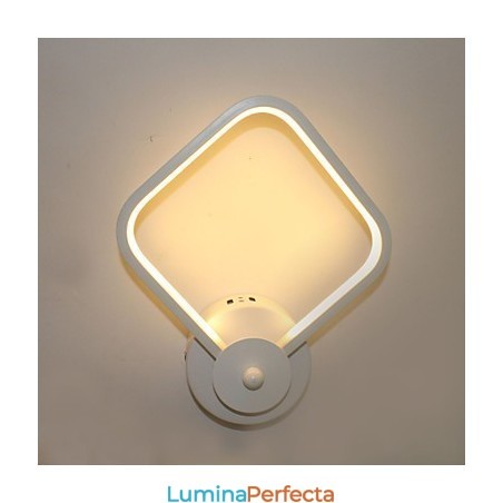 Lampă de perete pentru dormitor, modernă, simplă, de noptieră, personalitate creativă, lampă din aluminiu