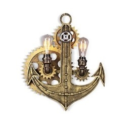 Applique industriale de epocă Forma roată din lemn Lumini rotative creative Restaurant Cafe Bar Iluminat decorativ