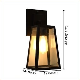 Aplice Aplice Perete Perete Fier Lampă Dumb Black Lightsaber Lamp On Wall