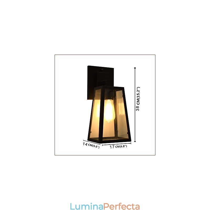 Aplice Aplice Perete Perete Fier Lampă Dumb Black Lightsaber Lamp On Wall