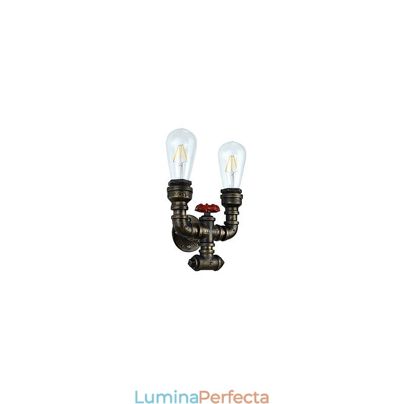Rustic Lodge Tradițional Clasic Vechi Alamă Caracteristică pentru lumină ambientală Aplique de perete