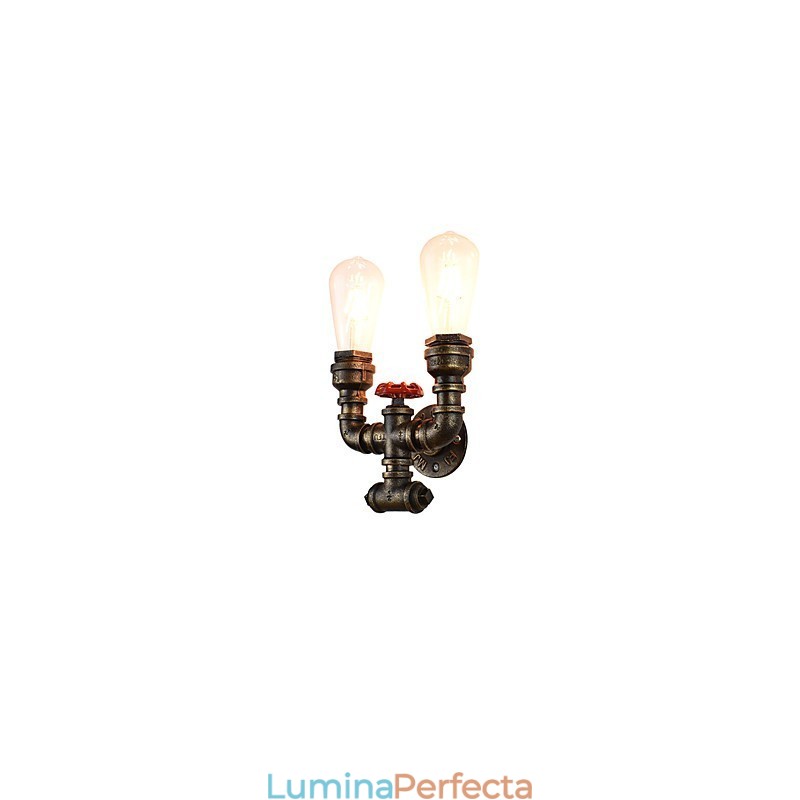 Rustic Lodge Tradițional Clasic Vechi Alamă Caracteristică pentru lumină ambientală Aplique de perete