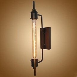 Vintage Industrial Wind Iron Magazin de îmbrăcăminte Bar Cafenea Edison Flute Lampă de perete