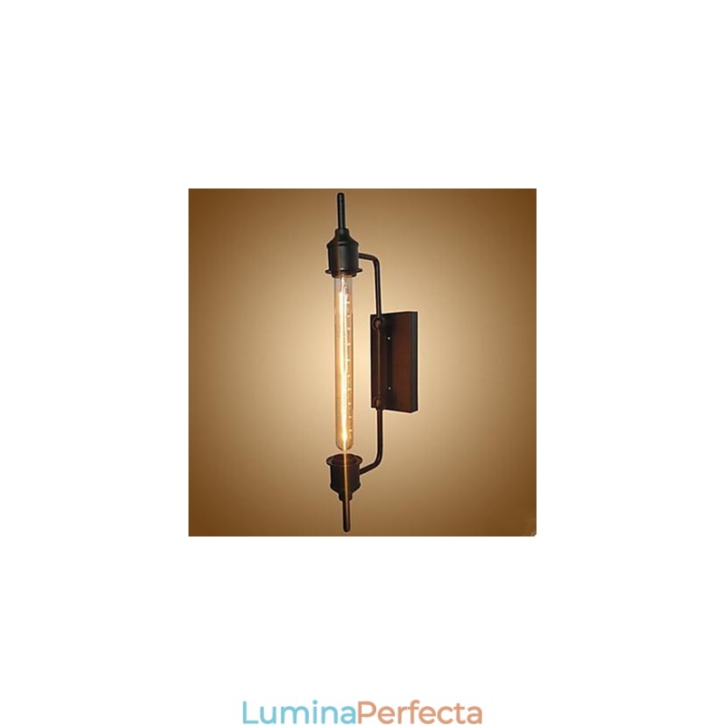 Vintage Industrial Wind Iron Magazin de îmbrăcăminte Bar Cafenea Edison Flute Lampă de perete