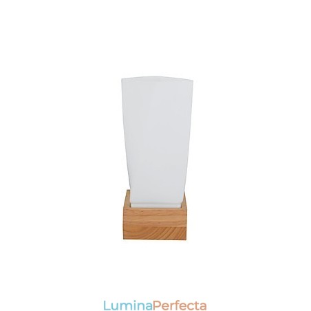 Lampă de perete simplă Lampă de birou de noptieră cu abajur din sticlă și lemn masiv pentru dormitor, comodă, sufragerie, cameră bebeluș, cămin colegiu, măsuță de cafea, bibliotecă Lampă de perete simplă Lampă de birou de noptieră cu abajur din sticlă și lemn masiv pentru dormitor, comodă, sufragerie, cameră bebeluș, cămin colegiu, măsuță de cafea, bibliotecă