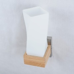 Lampă de perete simplă Lampă de birou de noptieră cu abajur din sticlă și lemn masiv pentru dormitor, comodă, sufragerie, cameră bebeluș, cămin colegiu, măsuță de cafea, bibliotecă