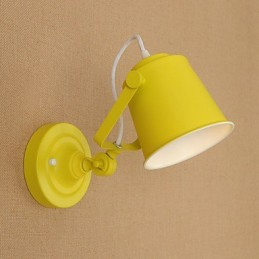 Aplică de perete din oțel vopsit Dumb Black American Coffee Decoration Lumină de perete retro Lampă cu sabie pe perete