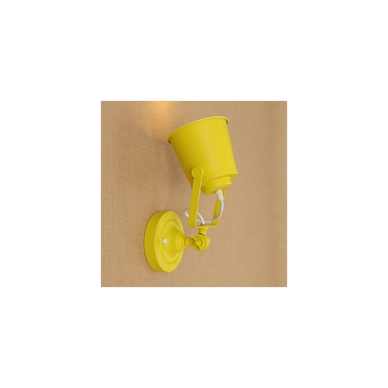 Aplică de perete din oțel vopsit Dumb Black American Coffee Decoration Lumină de perete retro Lampă cu sabie pe perete