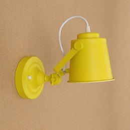 Aplică de perete din oțel vopsit Dumb Black American Coffee Decoration Lumină de perete retro Lampă cu sabie pe perete